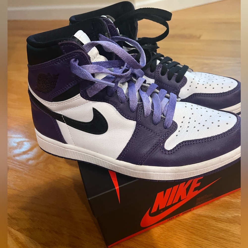 Slightly Worn Air Jordan 1 Retro High OG ‘Court